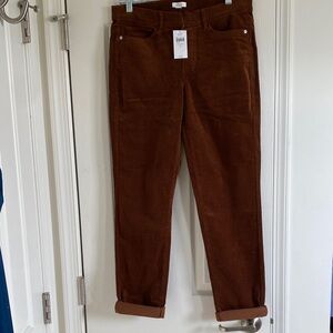 J. Jill Rich Brown Cropped Pants